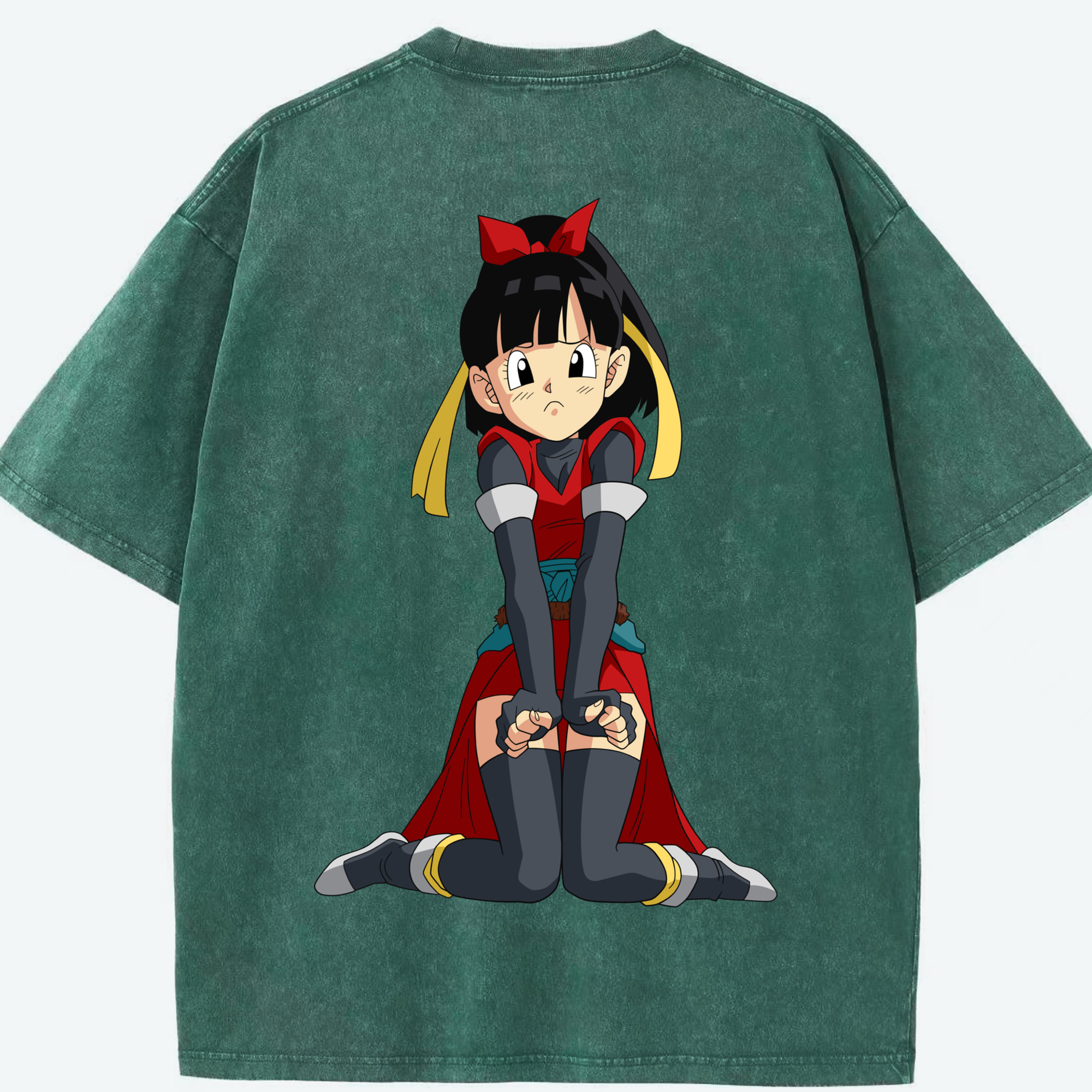 （画像用） ドラゴンボール パン DRAGON BALL Pan 綿100% ヴィンテージ風 半袖Tシャツ（背面プリント）